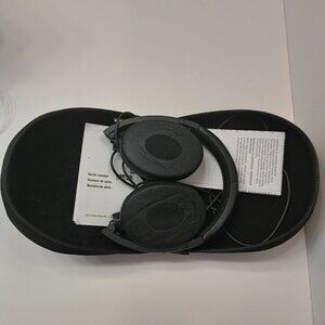 Authentic Bose OE2 On-Ear 2 Black Silver Foldable Wired Headphones With Case